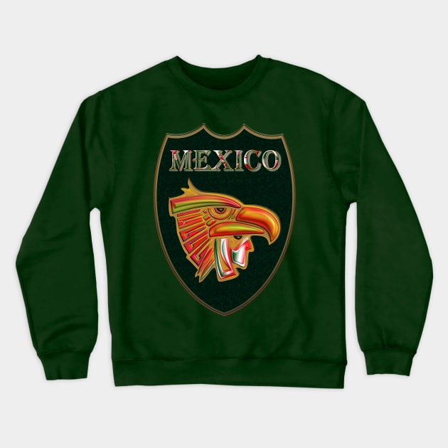 Mexico ZS AD Caballero Aguila V3.0 Crewneck Sweatshirt by OmarHernandez